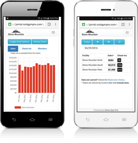 screenshot of Rock Gym Pro